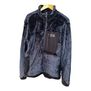 Mountain Hardwear Blue Fleece Half Zip Jacket
